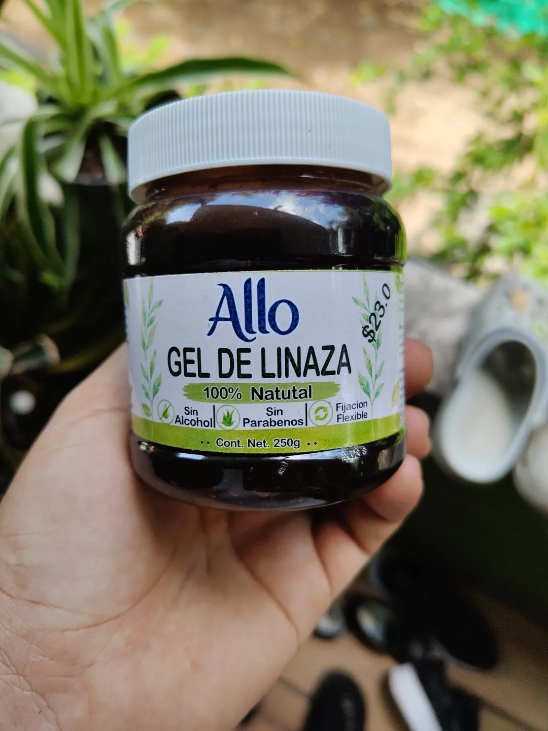 Gel de linaza