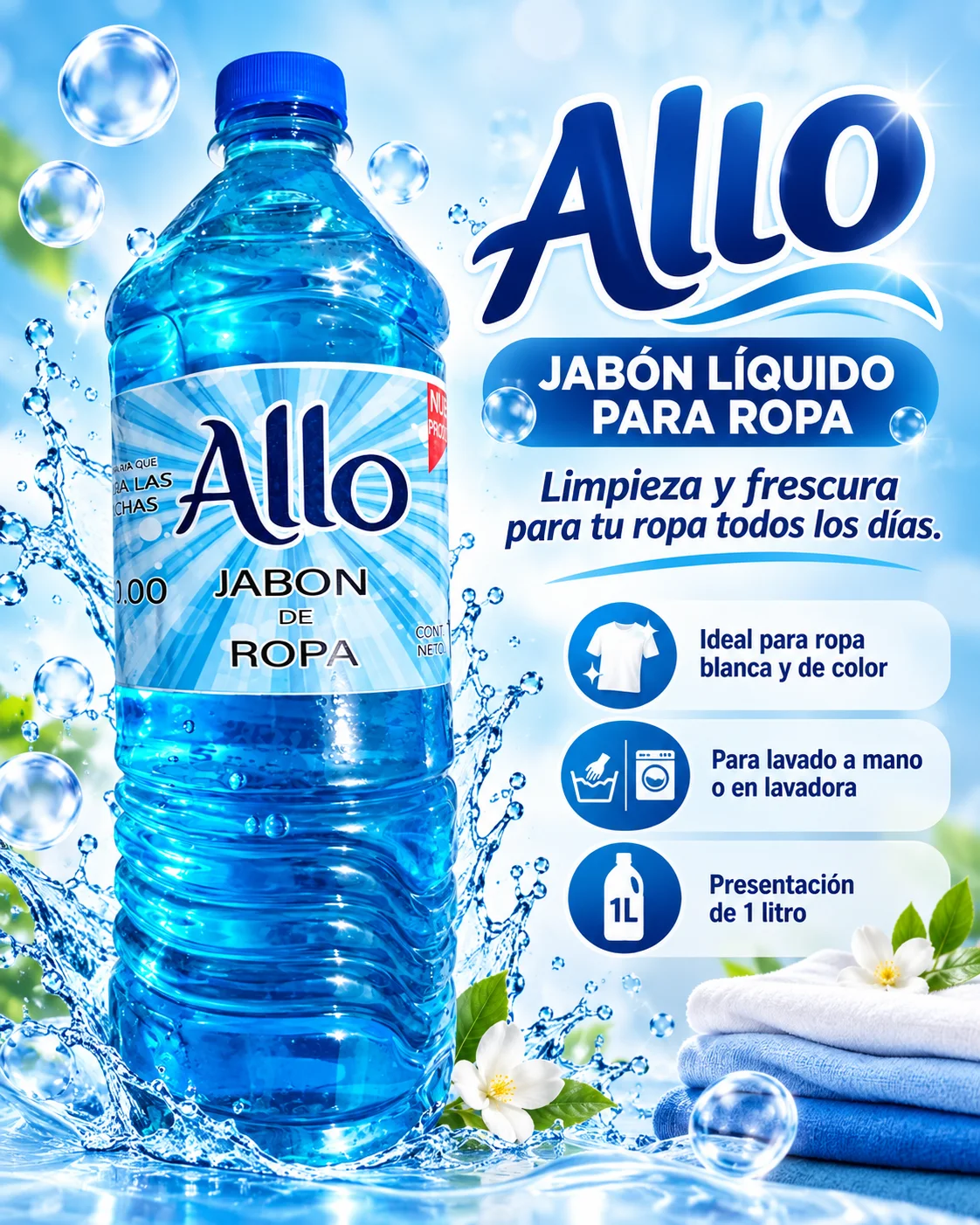 Jabón líquido para ropa