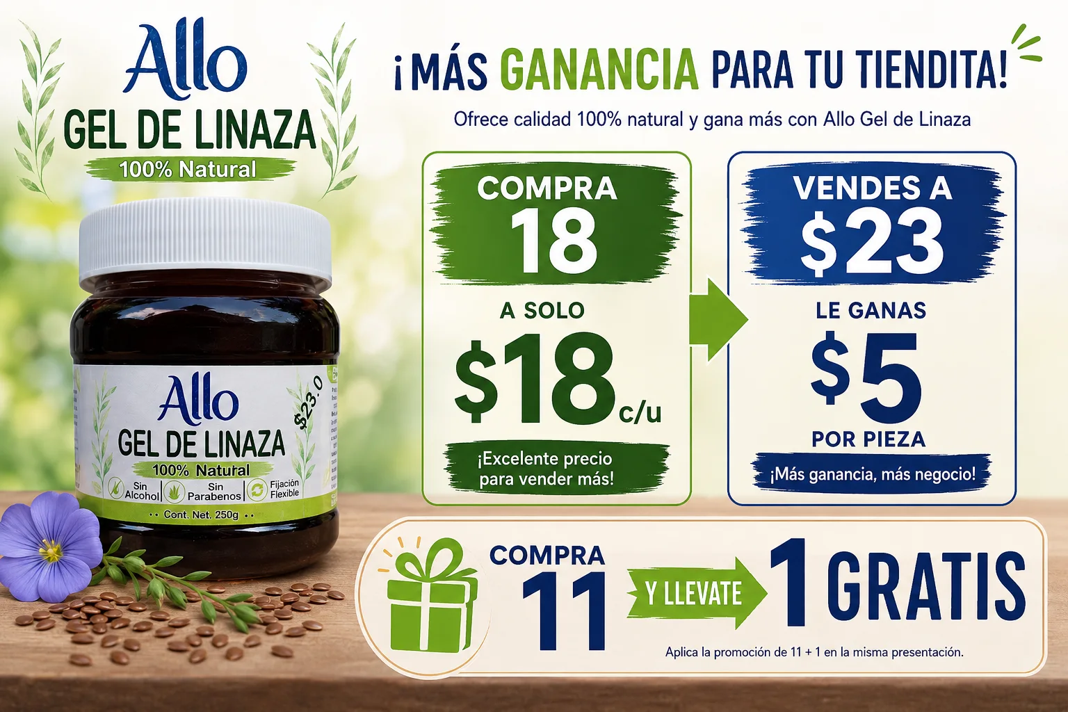 Gel de linaza