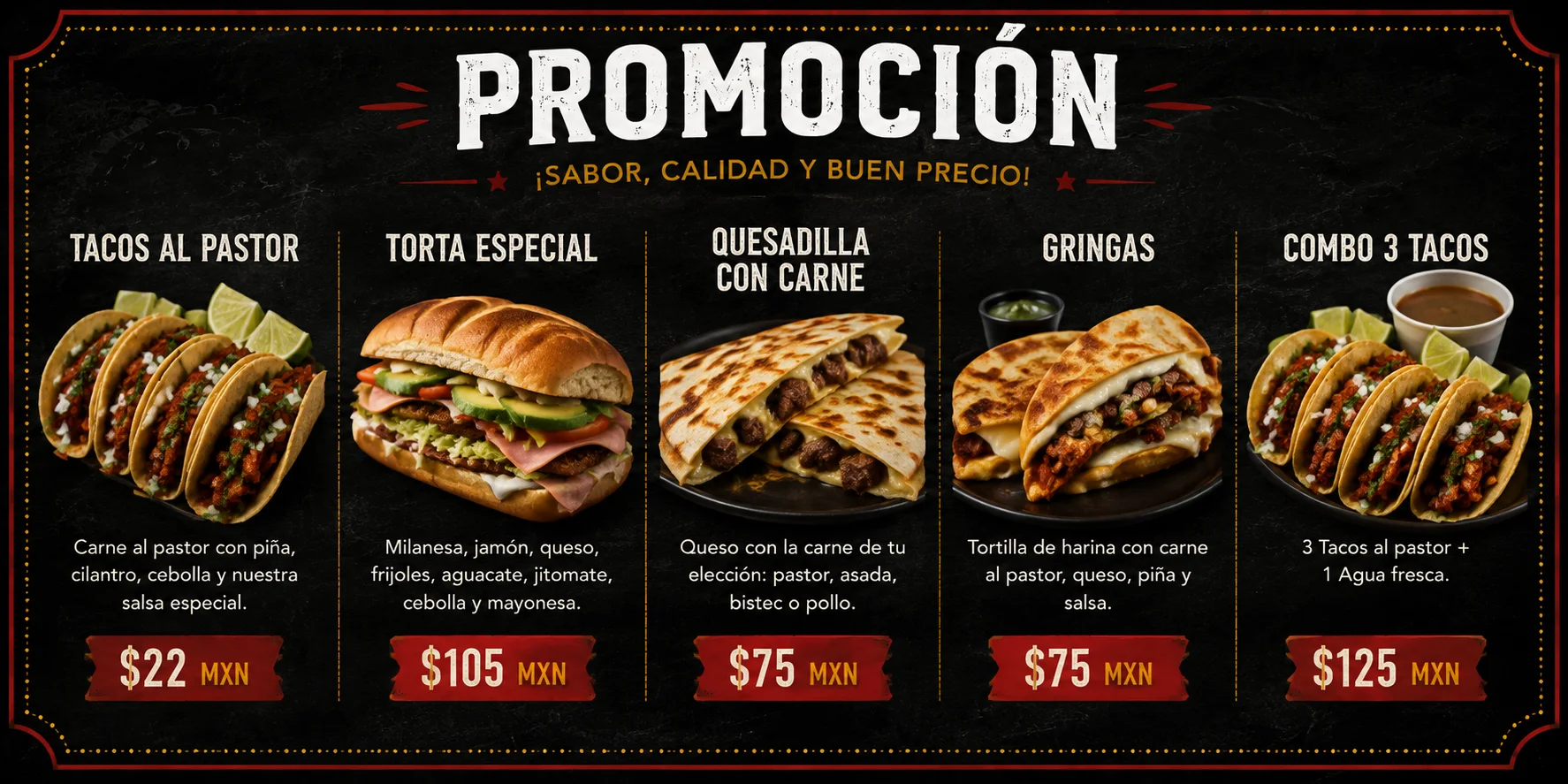 Tacos y Tortas el WERO